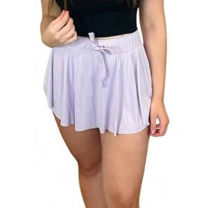 NEW PRETTY FOLLIES selena athletic skort in lavender